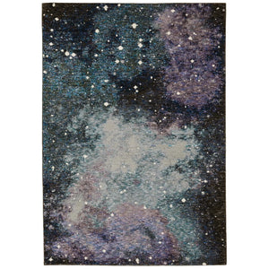 Evolution 958A Midnight/Purple Rug