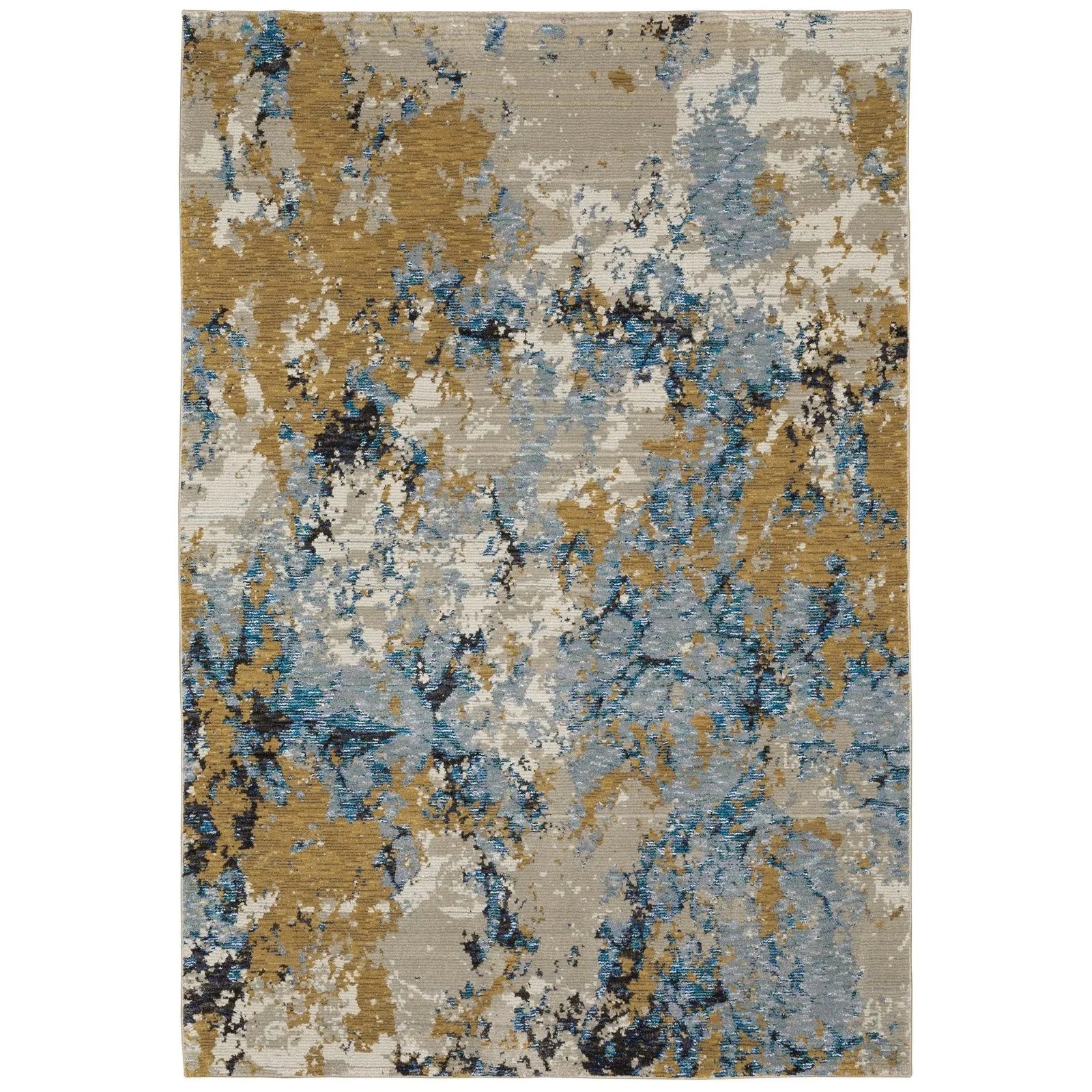Evolution 980A Blue/Gold Rug