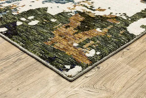 Evolution 981A Ivory/Multi Rug