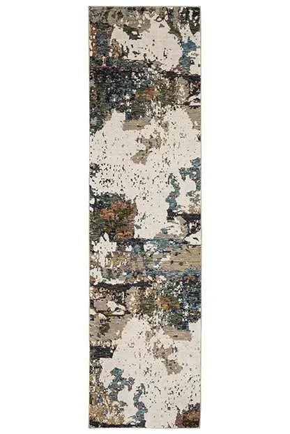 Evolution 981A Ivory/Multi Rug