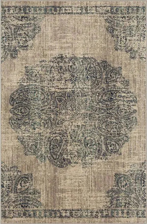 Expressions Dharma Medallion Indigo by Scott Living 91672 50102 Rug