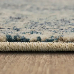 Expressions Imprinted Blooms Aqua by Scott Living 91671 60110 Rug