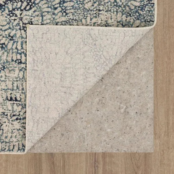 Expressions Imprinted Blooms Aqua by Scott Living 91671 60110 Rug