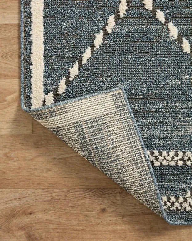 Fabian FAB-01 Denim/Charcoal Rug