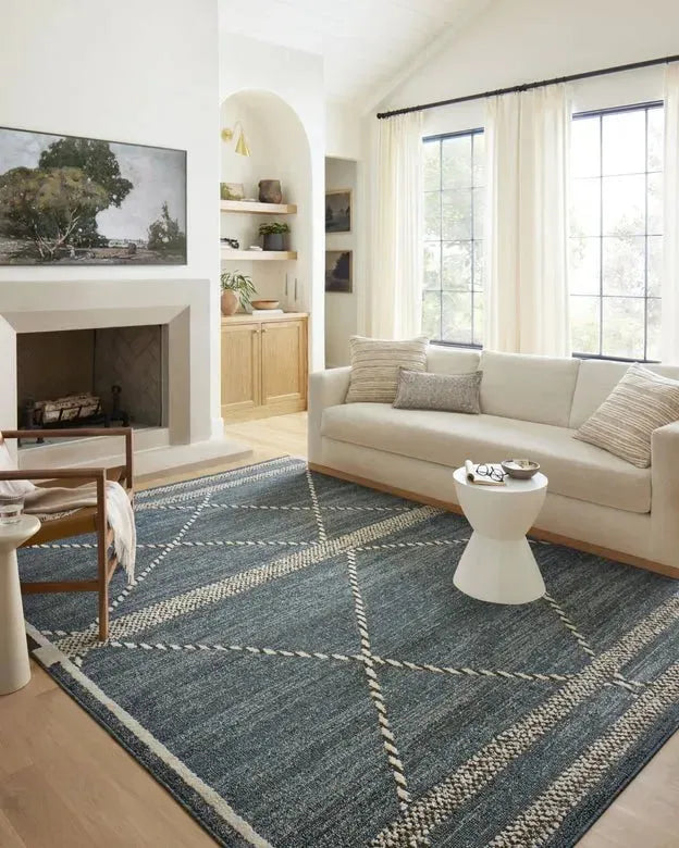 Fabian FAB-01 Denim/Charcoal Rug