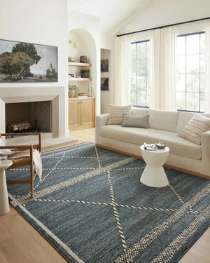 Fabian FAB-01 Denim/Charcoal Rug