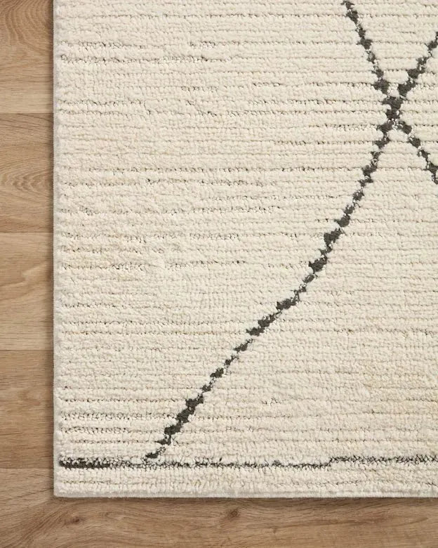 Fabian FAB-02 Ivory/Charcoal Rug
