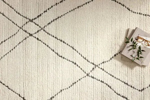 Fabian FAB-02 Ivory/Charcoal Rug