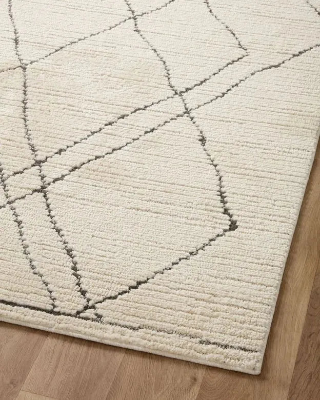 Fabian FAB-02 Ivory/Charcoal Rug