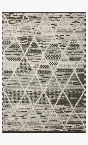 Fabian FAB-03 Charcoal/Ivory Rug