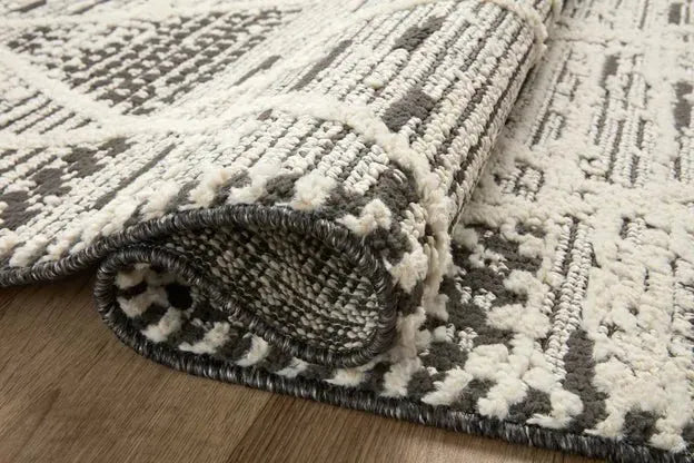 Fabian FAB-03 Charcoal/Ivory Rug
