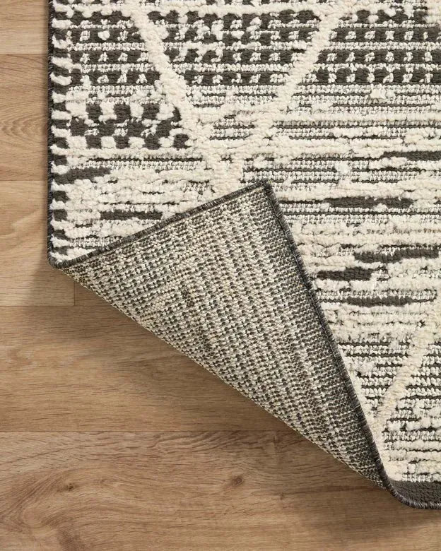 Fabian FAB-03 Charcoal/Ivory Rug