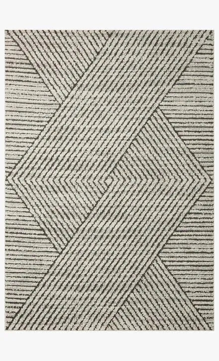Fabian FAB-06 Charcoal/Ivory Rug