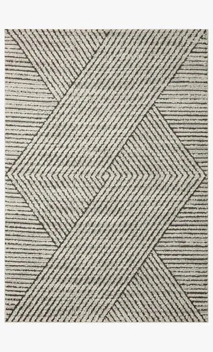Fabian FAB-06 Charcoal/Ivory Rug