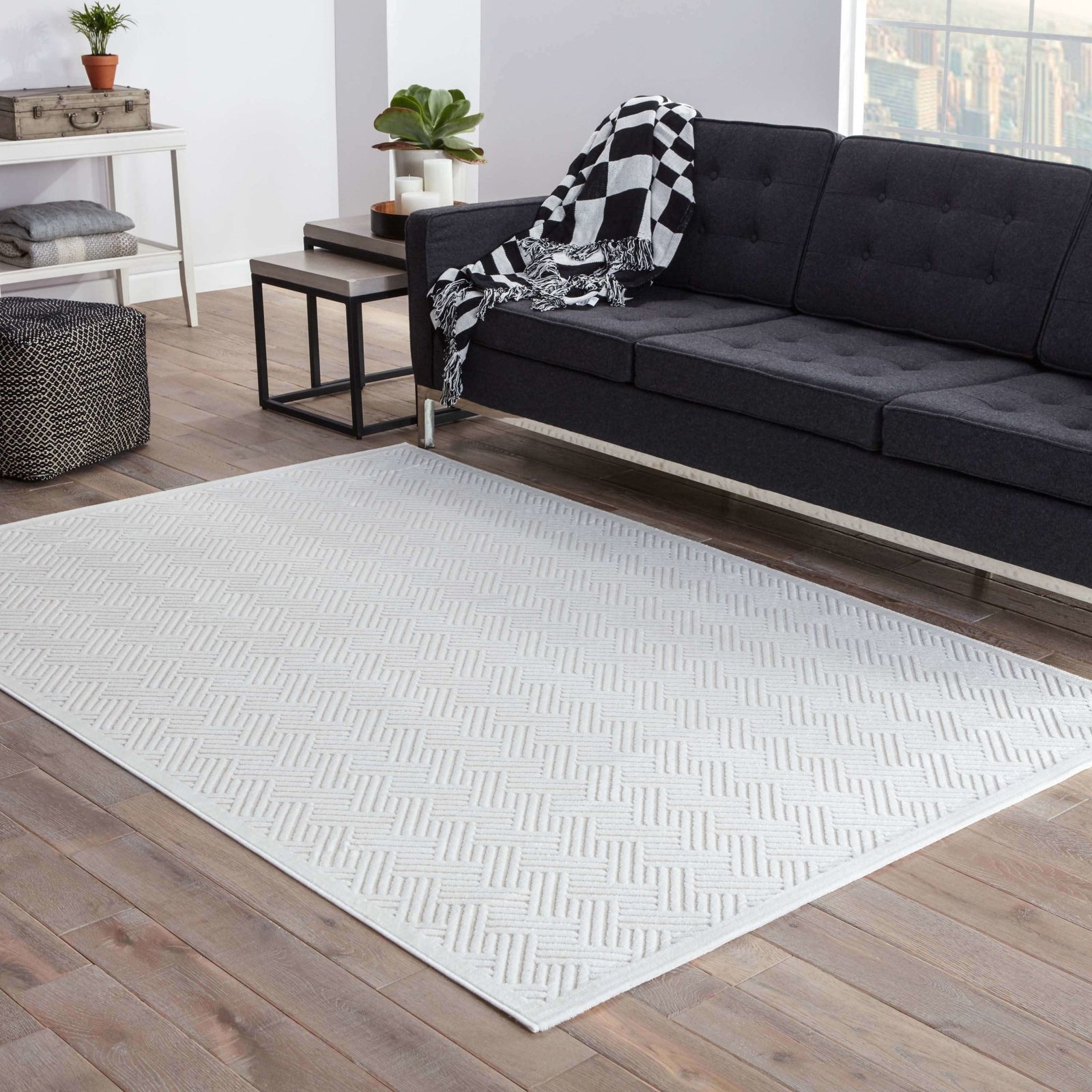 Fables FB44 Thatch White Rug