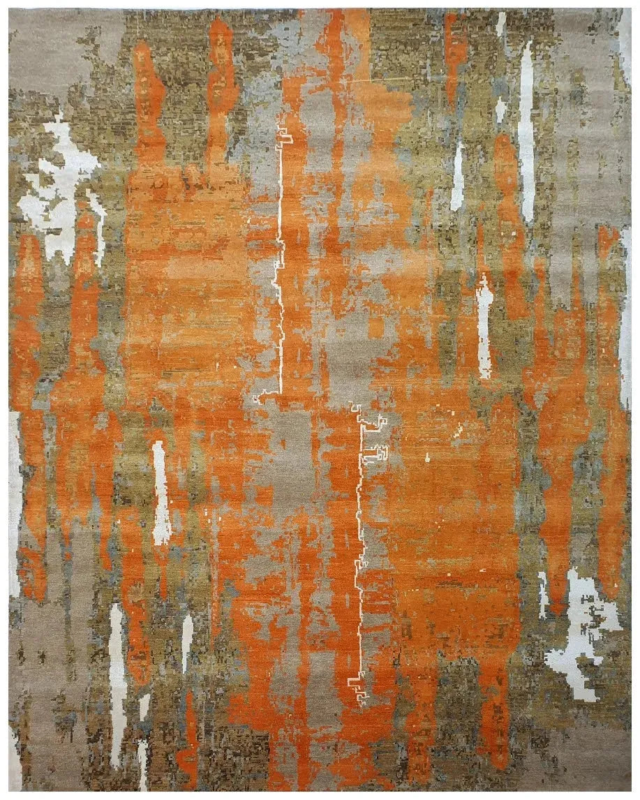 Faire 5018 Orange/Brown Rug