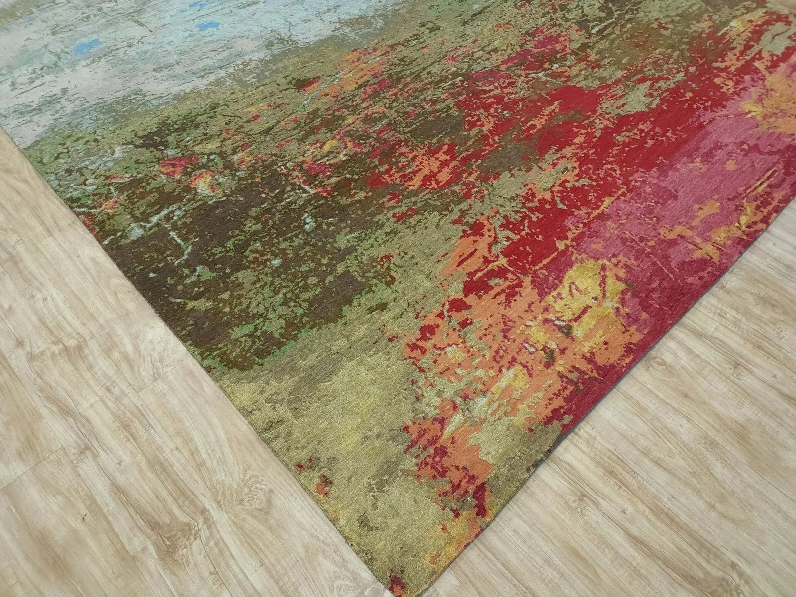 Faire 6024 Sea Blue/Red Rug