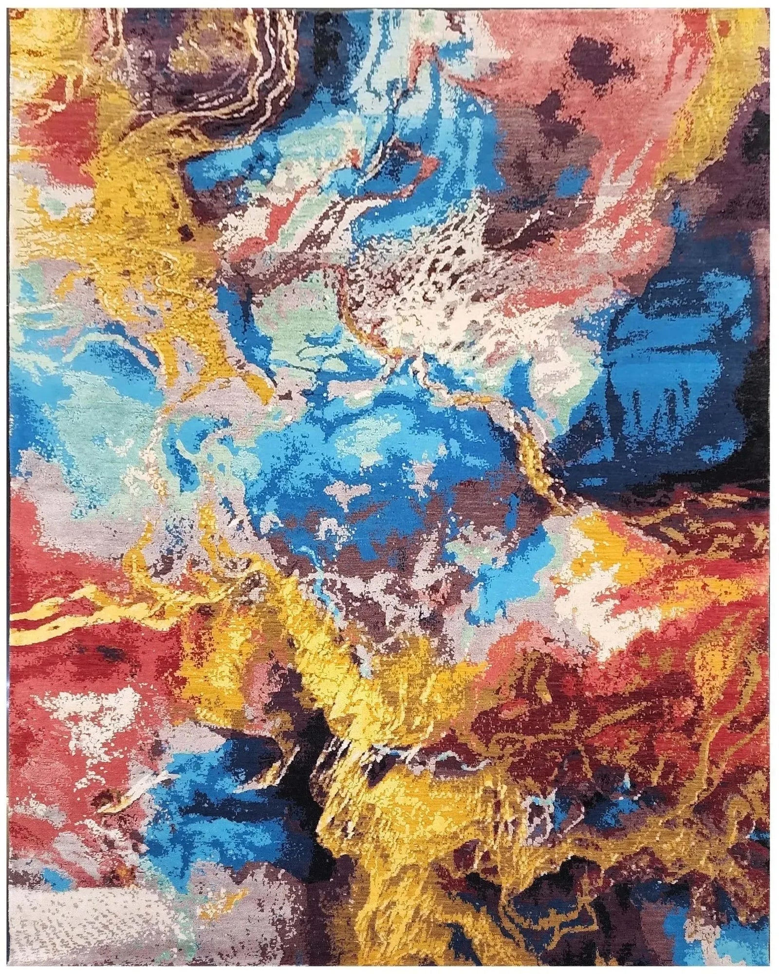 Faire 6037 Blue/Red Rug