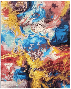 Faire 6037 Blue/Red Rug