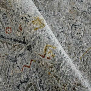 Fairmont FAI-3 Silver/Orange Rug