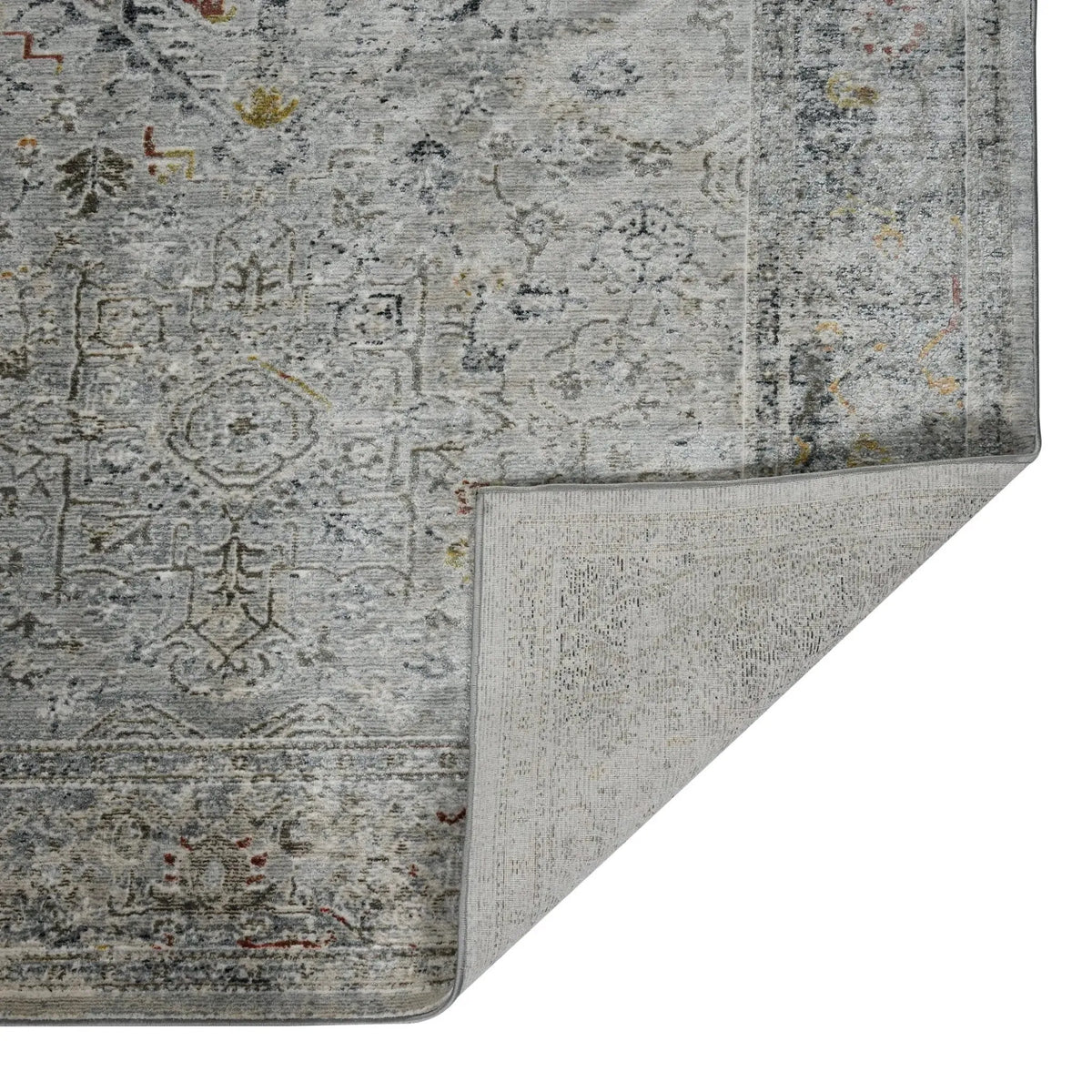 Fairmont FAI-3 Silver/Orange Rug