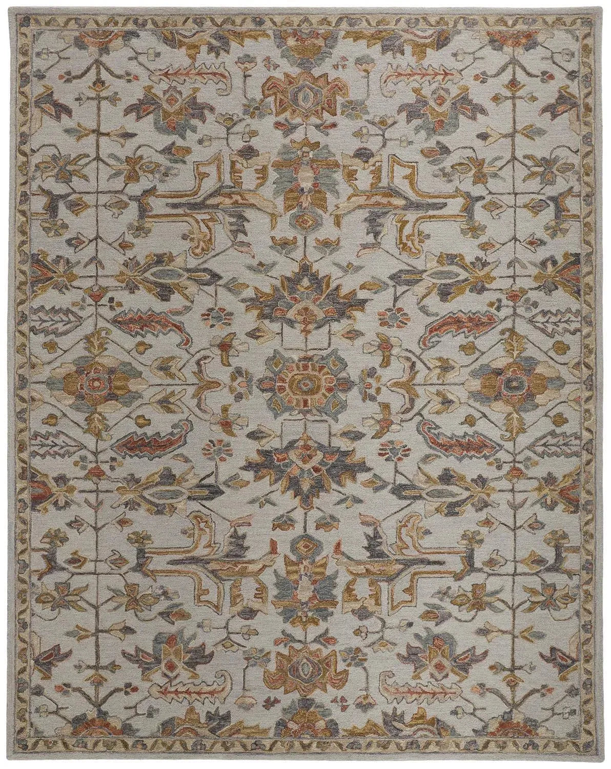 Fallon 8838F Gray/Gold Rug