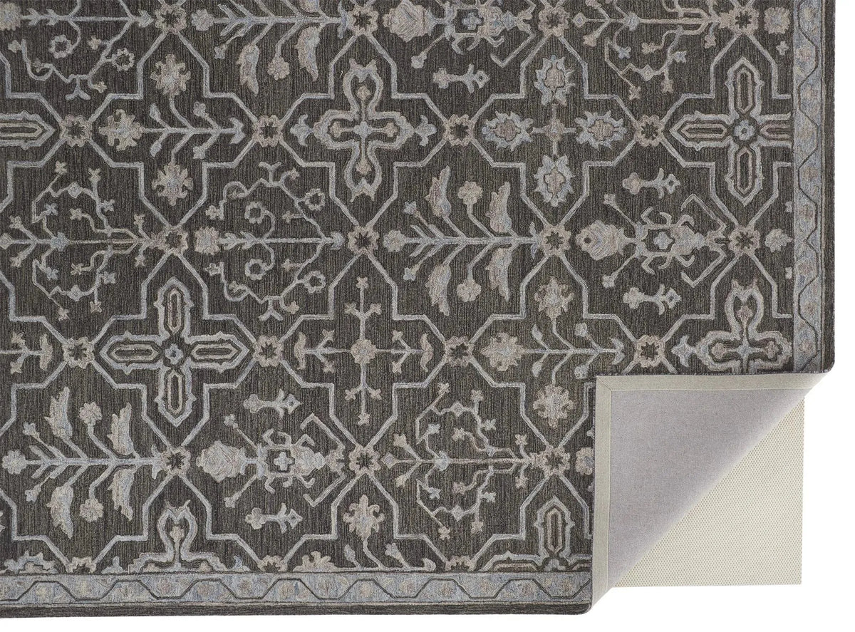 Fallon 8839F Gray/Black Rug