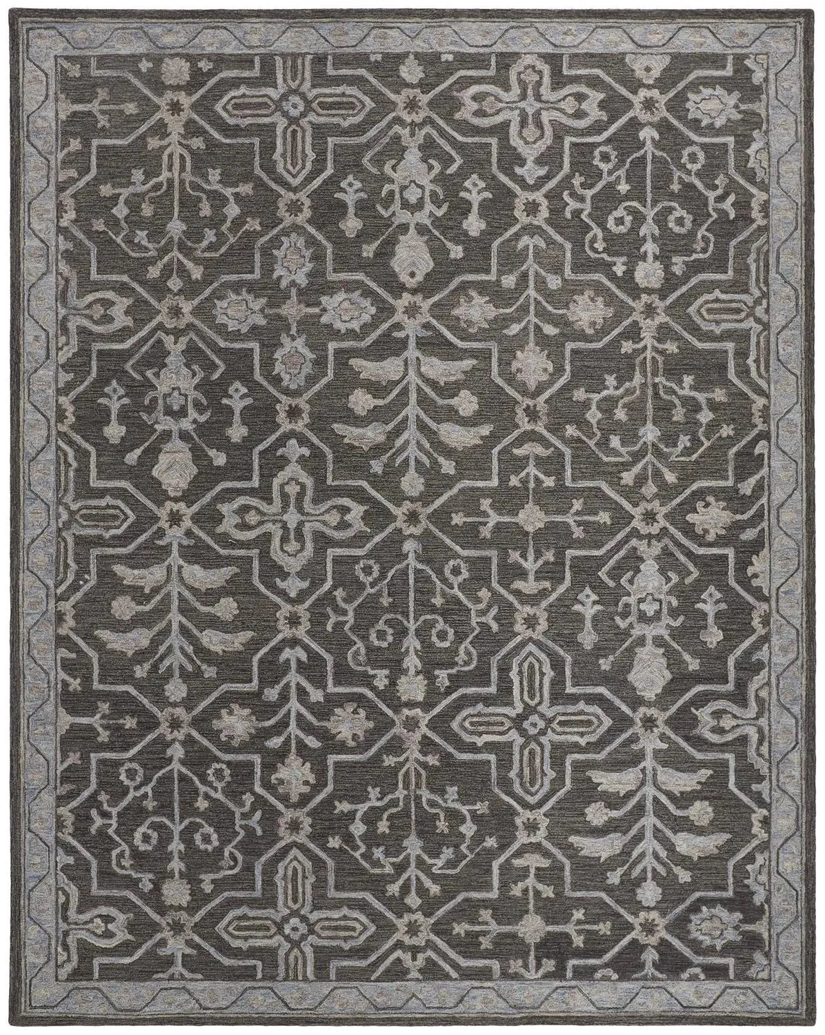 Fallon 8839F Gray/Black Rug