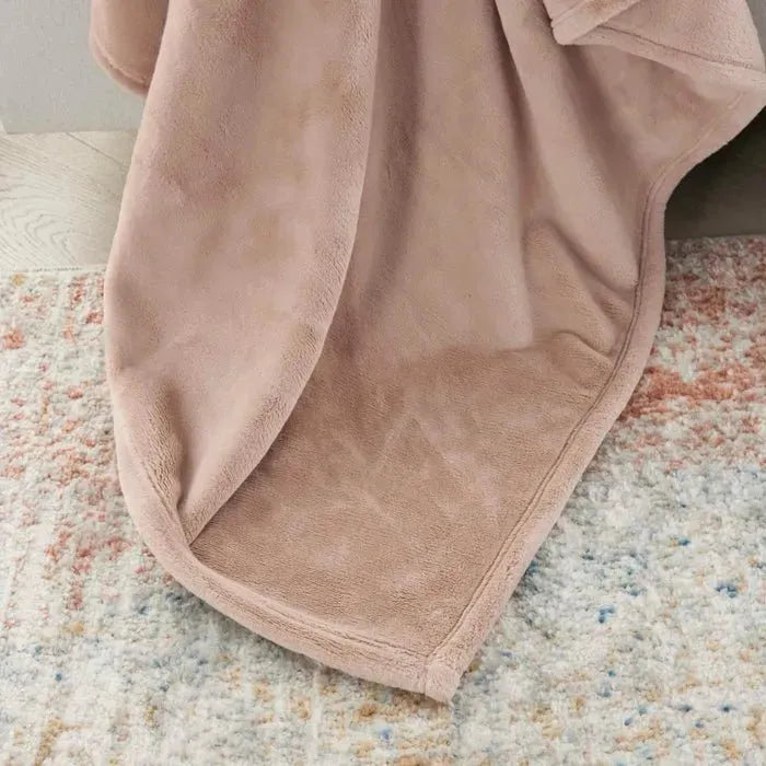 Faux Fur AP102 Blush Throw Blanket