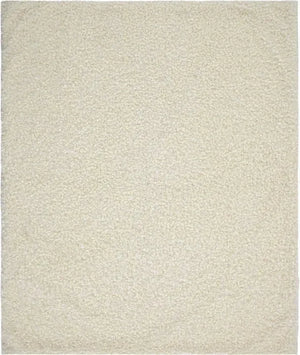 Faux Fur FL200 Ivory Throw Blanket