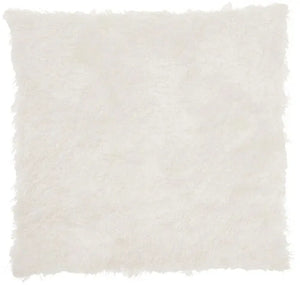 Faux Fur L0296 White Pillow