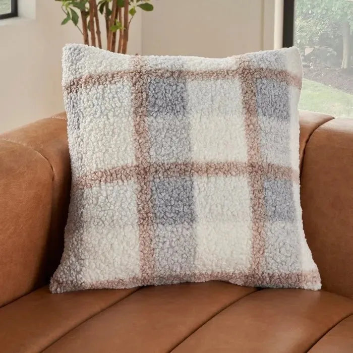 Faux Fur RD320 Blue Pillow