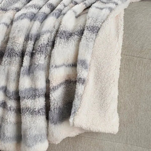 Faux Fur RD520 Blue Throw Blanket