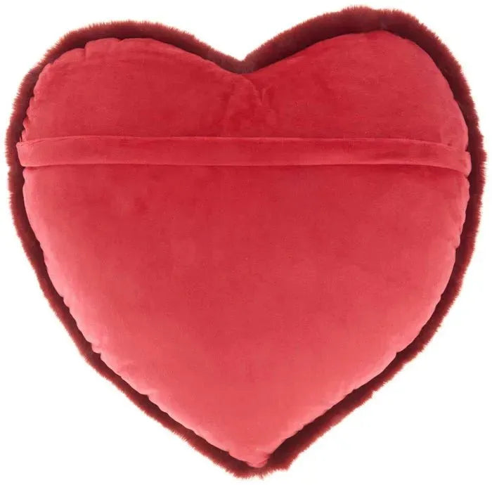 Faux Fur SN103 Deep Red Pillow