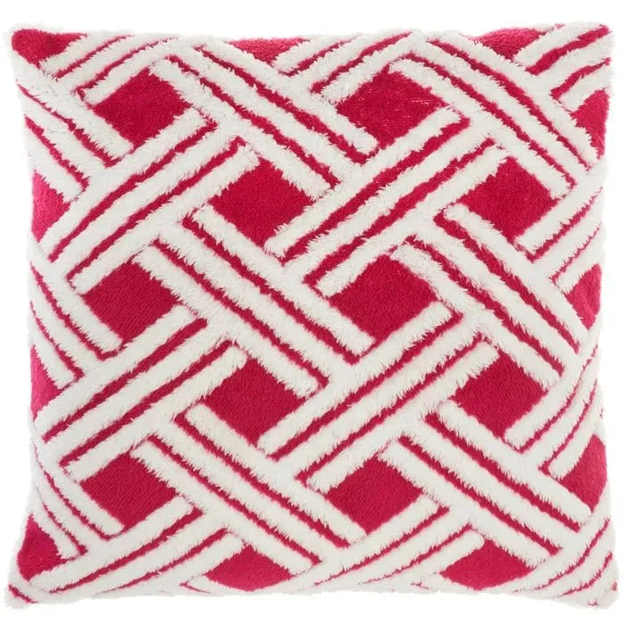 Faux Fur TL901 Hot Pink Pillow