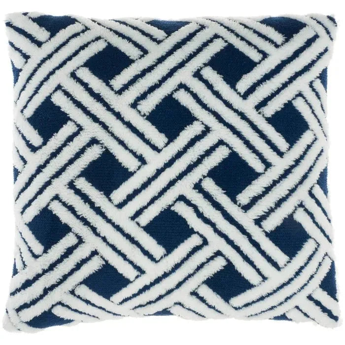 Faux Fur TL901 Navy Pillow