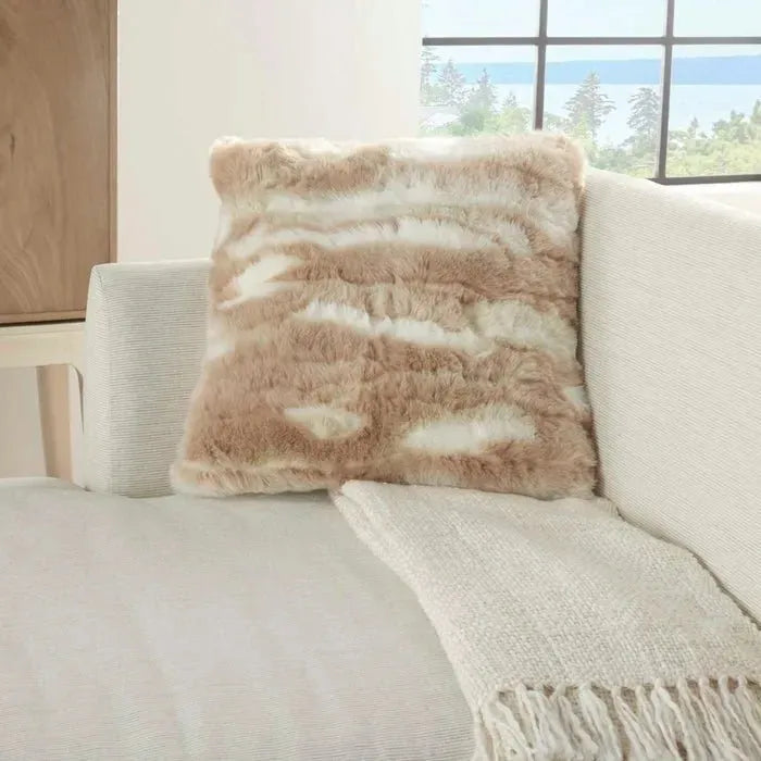 Faux Fur VV017 Beige Pillow