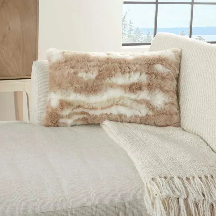 Faux Fur VV017 Beige Pillow