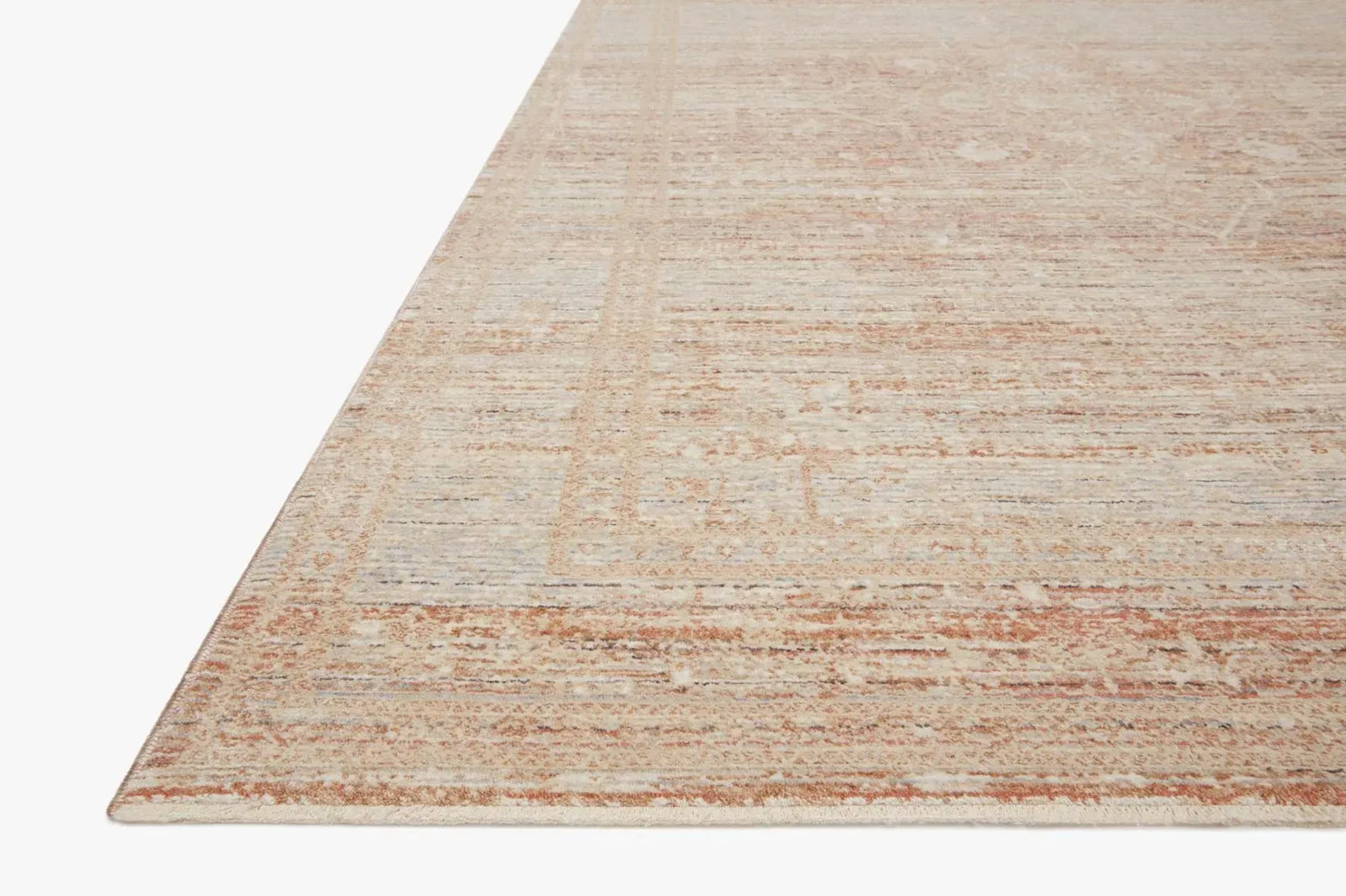 Faye Fay-08 Terracotta/Sky Rug