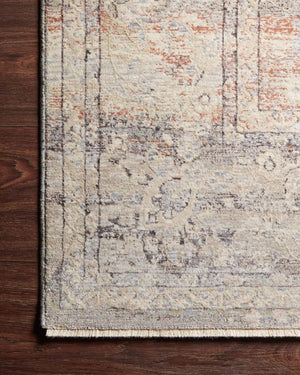 Faye Fay-09 Denim/Rust Rug