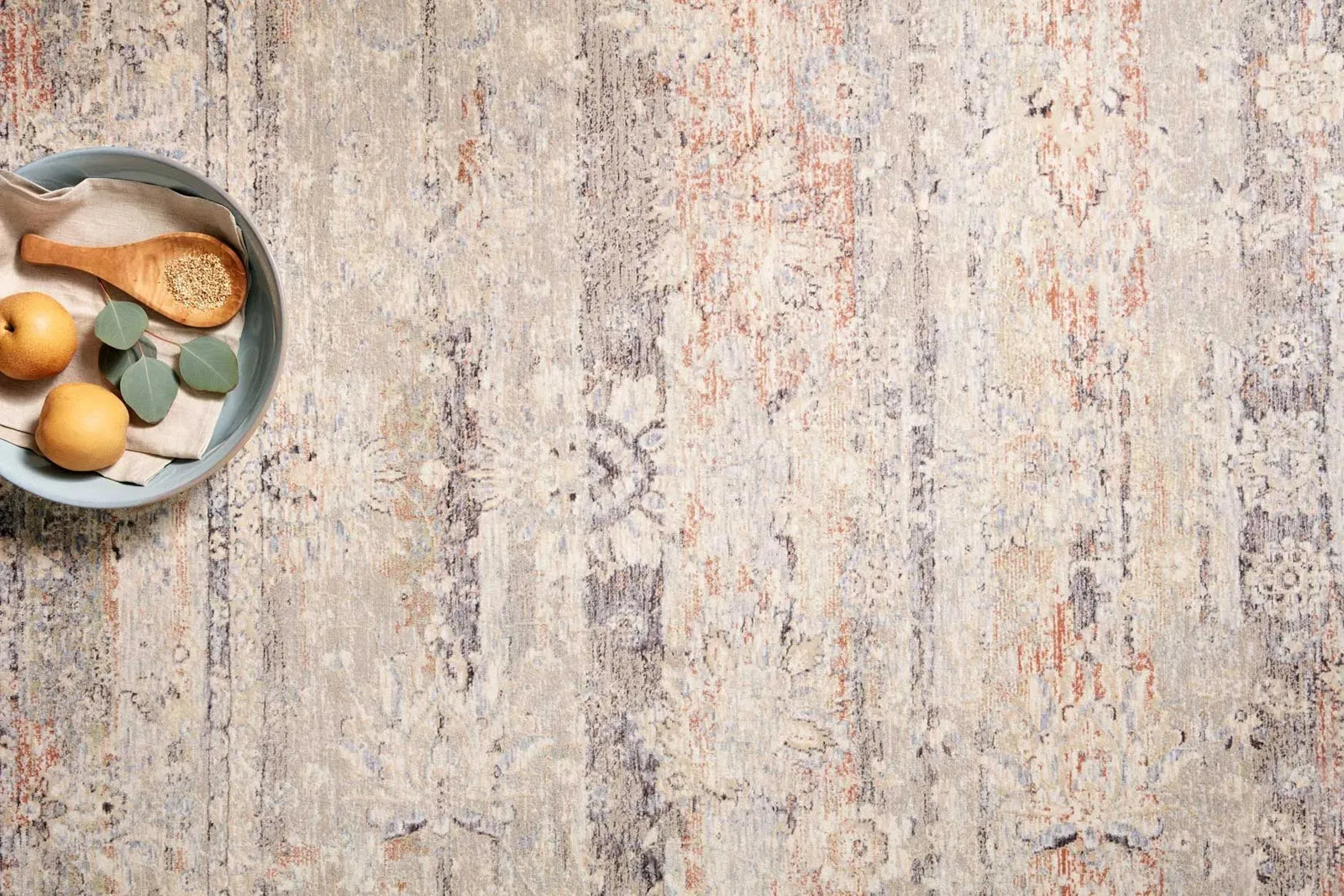 Faye Fay-09 Denim/Rust Rug
