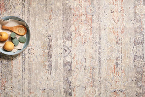 Faye Fay-09 Denim/Rust Rug