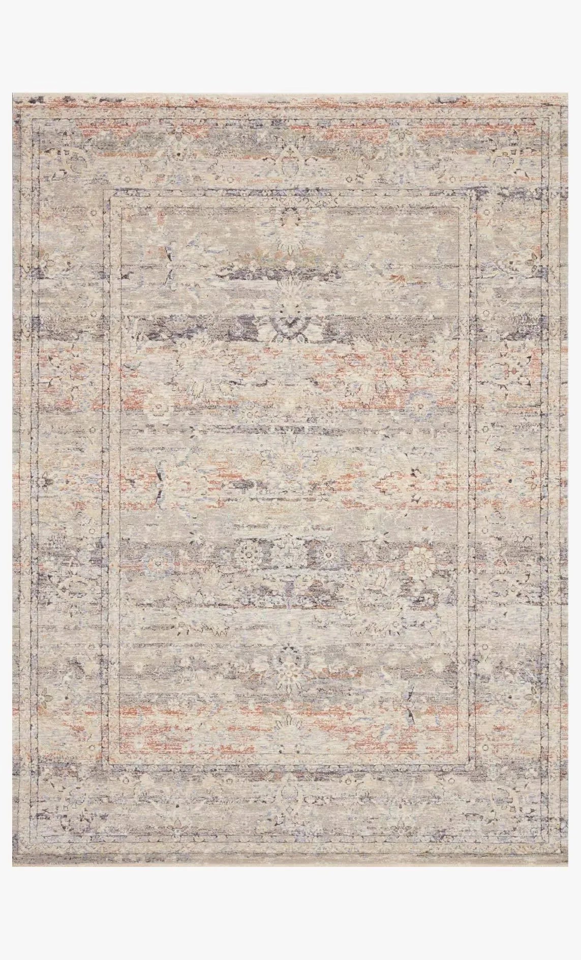 Faye Fay-09 Denim/Rust Rug
