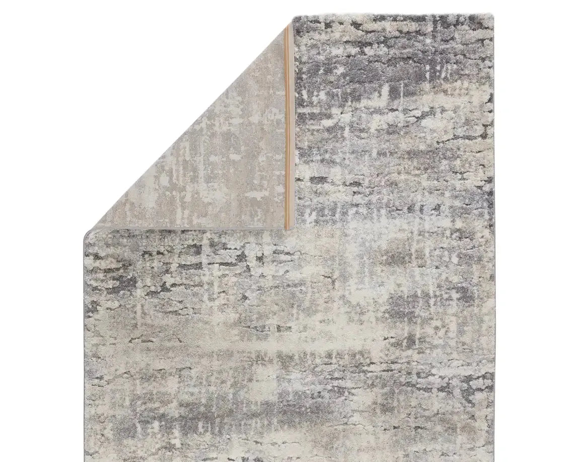 Ferris FRR02 Grey/Ivory Rug