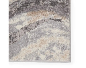 Ferris FRR05 Grey/Cream Rug