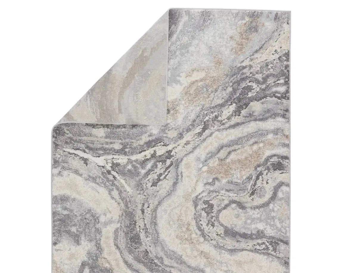 Ferris FRR05 Grey/Cream Rug