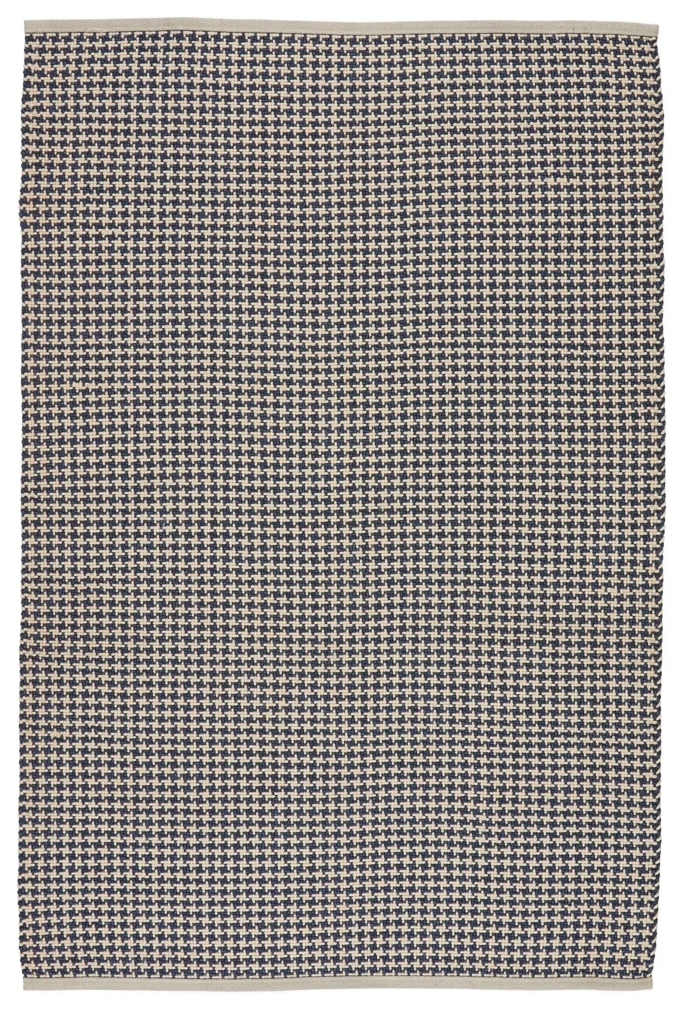 Finlay Fnl01 Houndz Dark Blue/Cream Rug