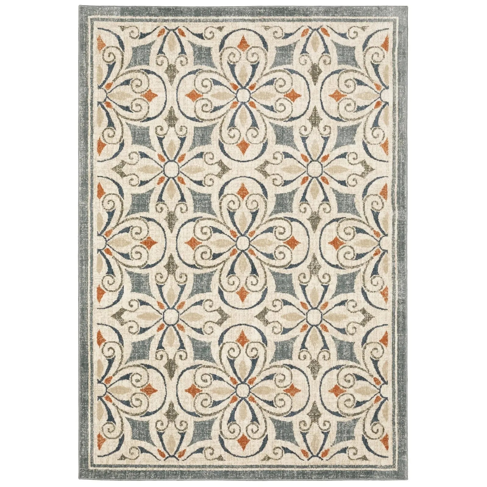 Fiona 1Y Blue/Beige Rug