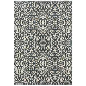 Fiona 5501B Blue/Ivory Rug