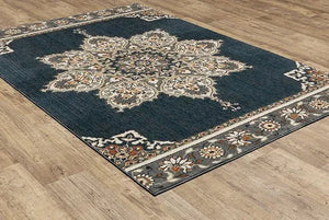 Fiona 5570X Blue/Beige Rug